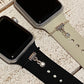 Apple Watchband Halo Ring, Stackable Band Charms, Trendy Watch Accessories, Beaded Rings for your Watchband, Watchband Rings