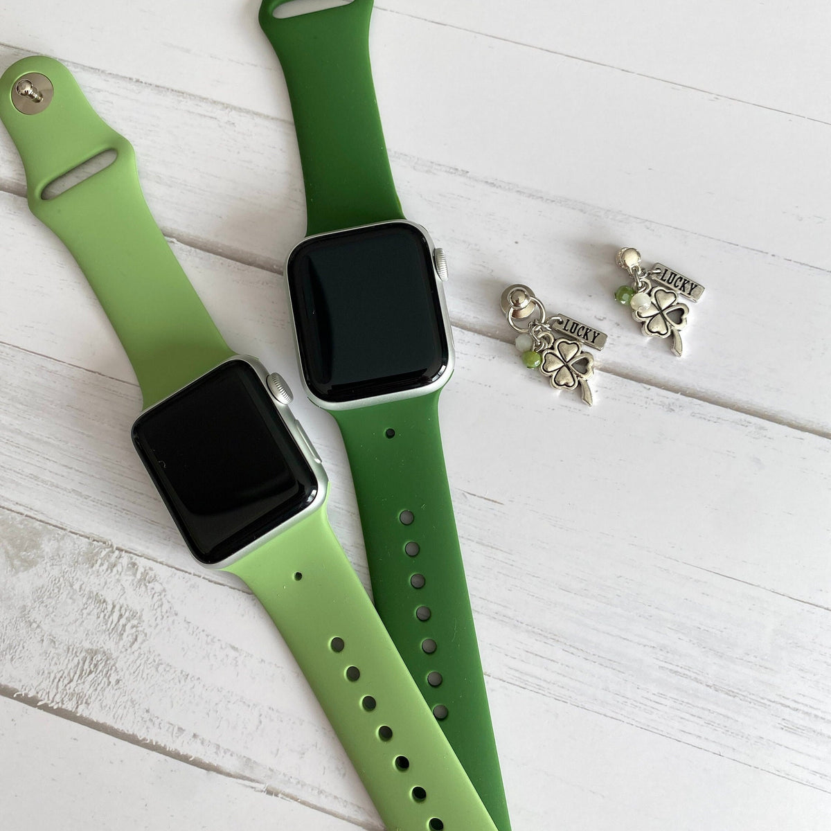 St. Patrick's Day Universal Watch Band Charms, Watchband Jewelry, Fit Most All Smartwatch Bands, Apple Watch Bands