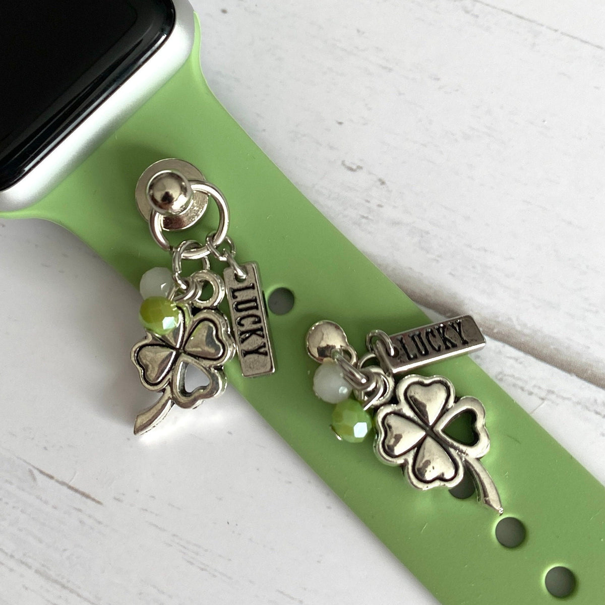 St. Patrick's Day Universal Watch Band Charms, Watchband Jewelry, Fit Most All Smartwatch Bands, Apple Watch Bands