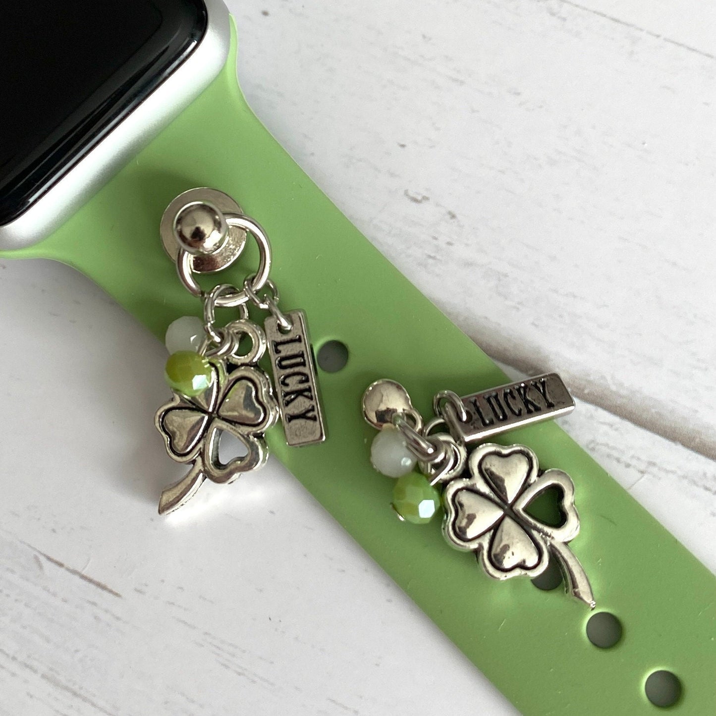 St. Patrick's Day Universal Watch Band Charms, Watchband Jewelry, Fit Most All Smartwatch Bands, Apple Watch Bands