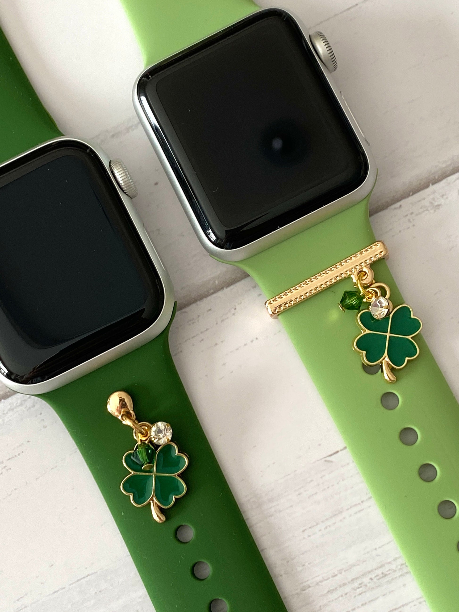 St. Patrick's Day Universal Watch Band Charms, Watchband Jewelry, Fit Most All Smartwatch Bands, Apple Watch Bands