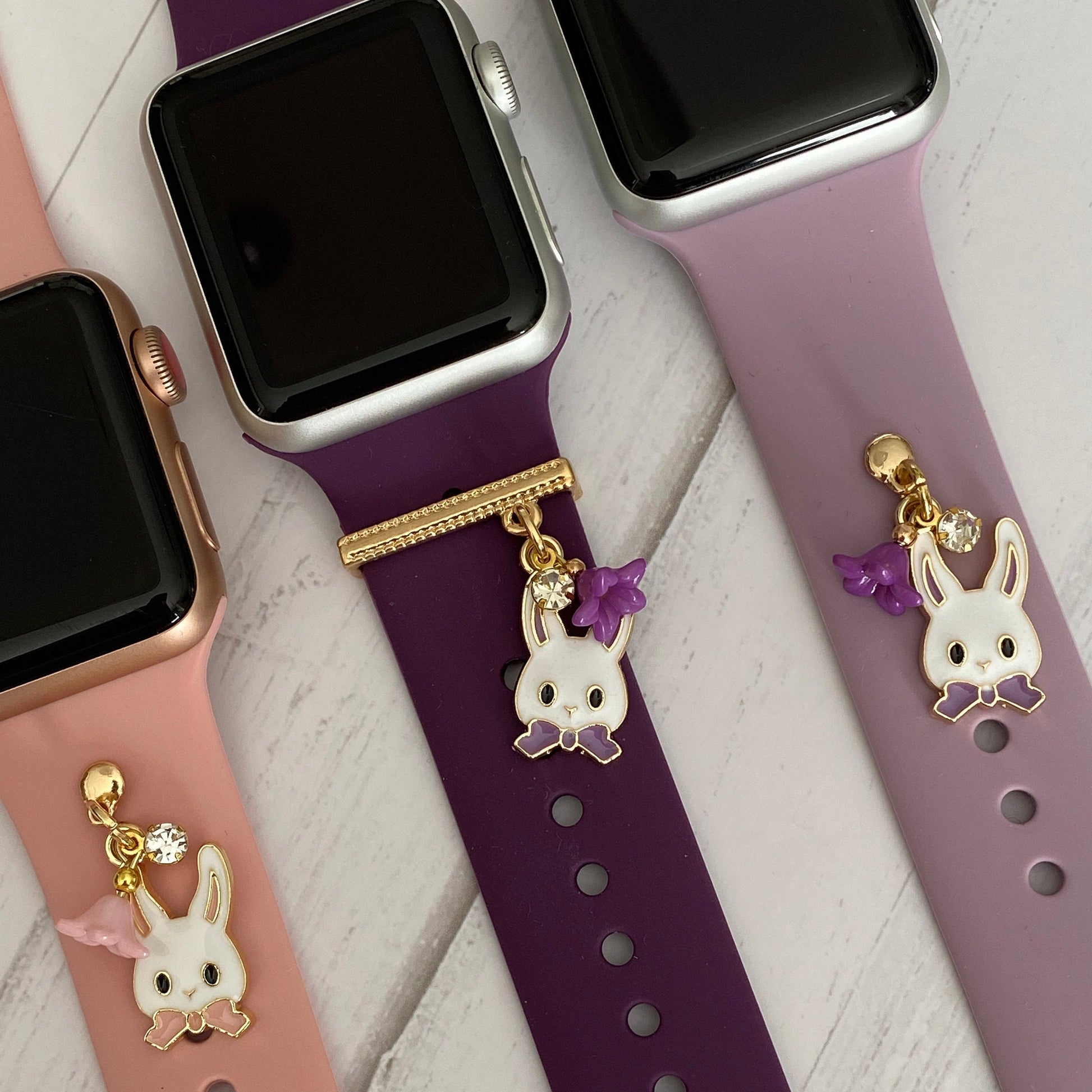 Easter Universal Watchband Charms - Fit Most all Smartwatch Bands - Custom Apple Watchbands