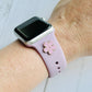 Flower Stud Apple Watchband, Floral Watchband, Watch Jewelry, Watch Studs, Apple Watchband, Spring Watchband, Summer Watchband