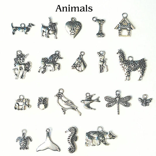 Add Ons - Animal/Mascot Charms, Silver Plated Charms, Charm Personalization