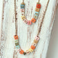 Gold Colorful Beaded Custom Word/Name Necklace, Inspirational Word Jewelry, Dainty Colorful Gold Necklace, Teen and Little Girls Gift