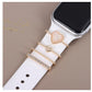 Heart Stackable Watchband Charms, Watch Bars, Watch Band Accessories, Apple Watch Bars, Unique Gift, Gift for Mom, Watch Jewelry