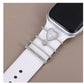 Heart Stackable Watchband Charms, Watch Bars, Watch Band Accessories, Apple Watch Bars, Unique Gift, Gift for Mom, Watch Jewelry
