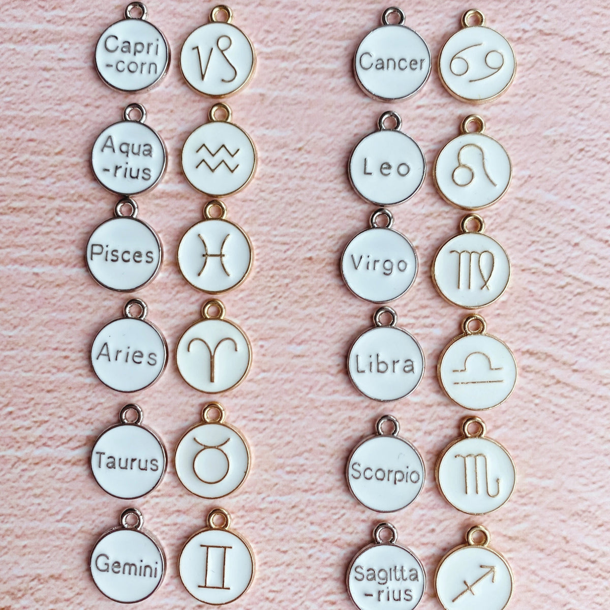 Horoscope Watch Charm, Zodiac Signs Jewelry, Astrological Jewelry, Horoscopes