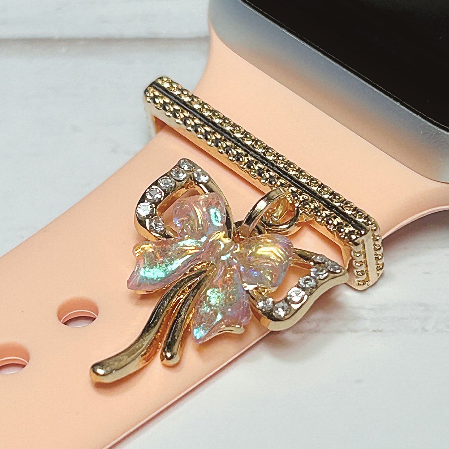 Boutique Bow Watchband Charms, Watchband Jewelry, Womens Watchbands