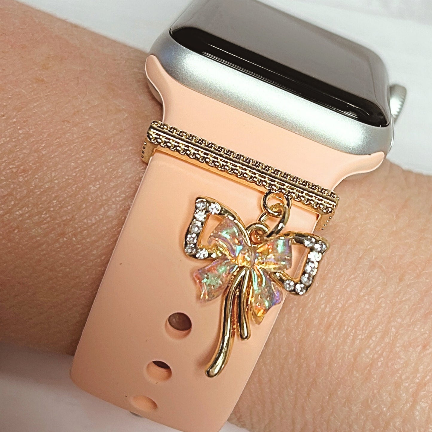 Boutique Bow Watchband Charms, Watchband Jewelry, Womens Watchbands
