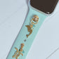 Summer Watchband Charms, Summer Watchbands, Watchband Studs, Bars, Apple Watch Charms, Dolphin Watchband, Apple Watchbands, Stainless Steel
