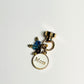 Custom Mom Watchband Charm with 3 Swarovski Birthstones