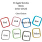 NEON Colored Apple Watch Face Protectors