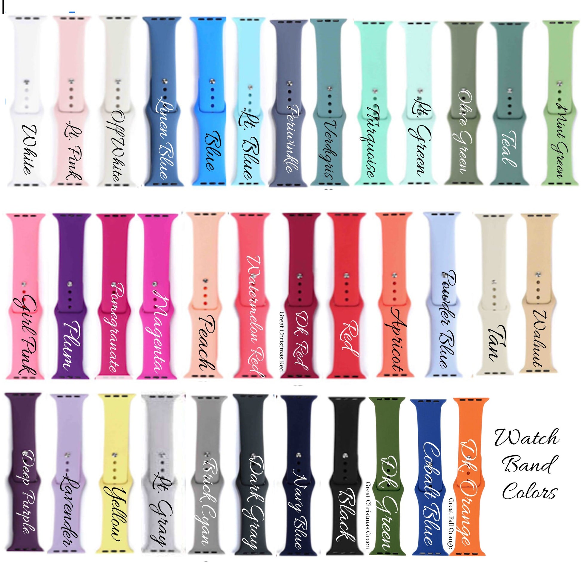 Easter Universal Watchband Charms - Fit Most all Smartwatch Bands - Custom Apple Watchbands