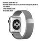 Floral Milanese Watchband and Charm Package for Apple Watches