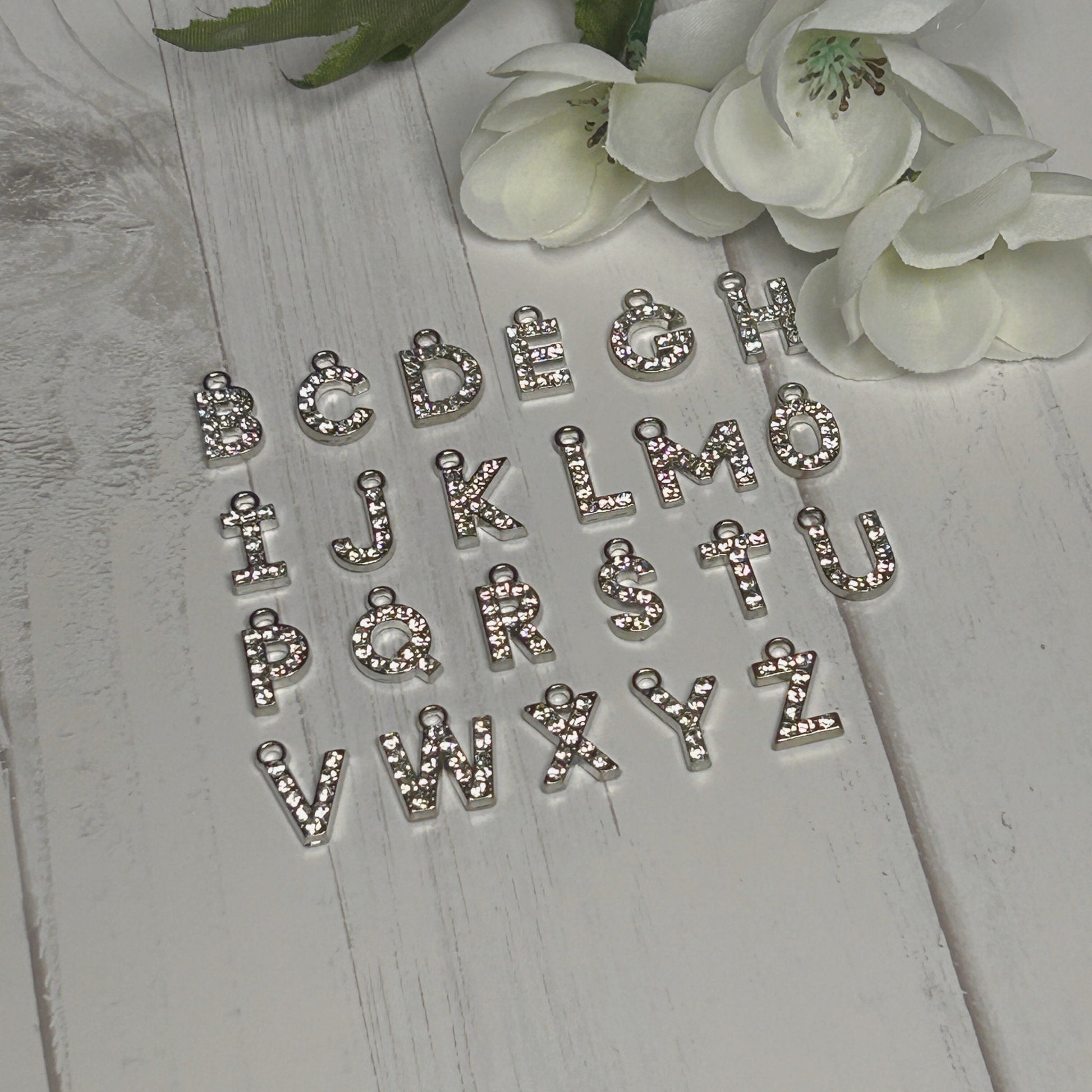 Choose your Charm Set, Initial Watchband Charms for Milanese Loop Style Watchbands, Personalized Jewelry, Custom Watchband