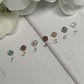 Choose your Charm Set, Floral Watchband Charms for Milanese Loop Style Watchbands