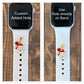 Solid Color Apple Watchbands With or Without an Added Custom Hole for Charms