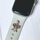 Christmas Watchband Charms SILVER PLATED, Watch Charms, Watchband Studs, Bars, Apple Watch Charms, Holiday Jewelry, Apple Watchbands