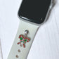 Christmas Watchband Charms SILVER PLATED, Watch Charms, Watchband Studs, Bars, Apple Watch Charms, Holiday Jewelry, Apple Watchbands