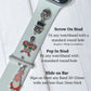 Christmas Watchband Charms SILVER PLATED, Watch Charms, Watchband Studs, Bars, Apple Watch Charms, Holiday Jewelry, Apple Watchbands