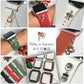 Christmas Watchband Charms SILVER PLATED, Watch Charms, Watchband Studs, Bars, Apple Watch Charms, Holiday Jewelry, Apple Watchbands