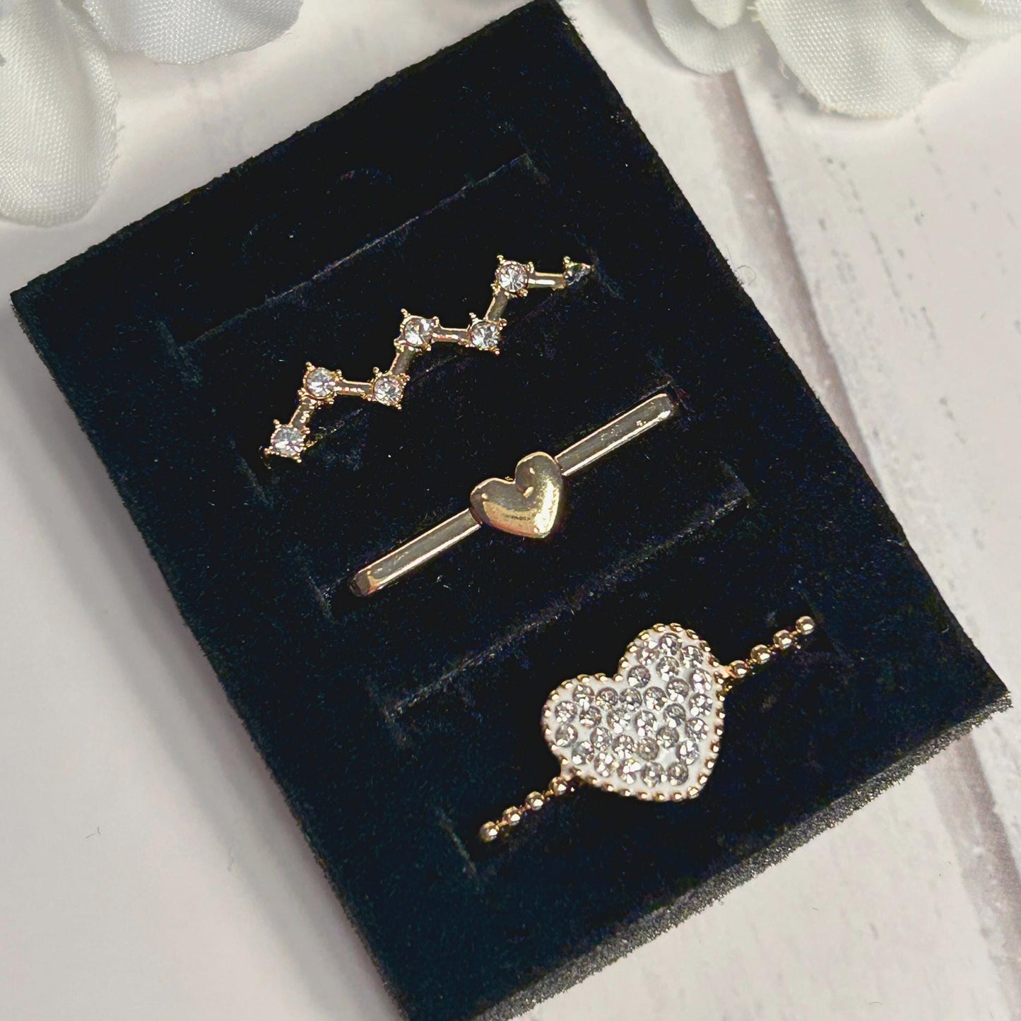 Heart Stackable Watchband Charms, Valentine Watch Bars, Watchband Accessories, Gift for Mom, Watch Jewelry, Valentines Gift, Apple Watch