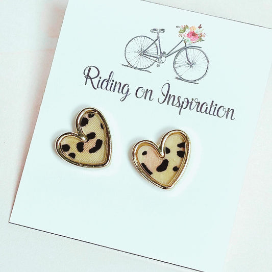 Heart Stud Earrings, Minimalist Earrings, Valentines Jewelry, Heart Jewelry