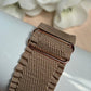 Stretch Ruffle Apple Watchbands - 38/40/41mm - Boho Chic Style