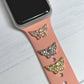 Rhinestone Butterfly Stud Watch Charm, Watchband Jewelry, Butterfly Jewelry, Apple Watchband, Samsung Galaxy Watchband, Fitbit, Garmin