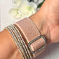 Stretch Rhinestone/Elastic Apple Watchbands - 38/40/41mm - Boho Chic Style