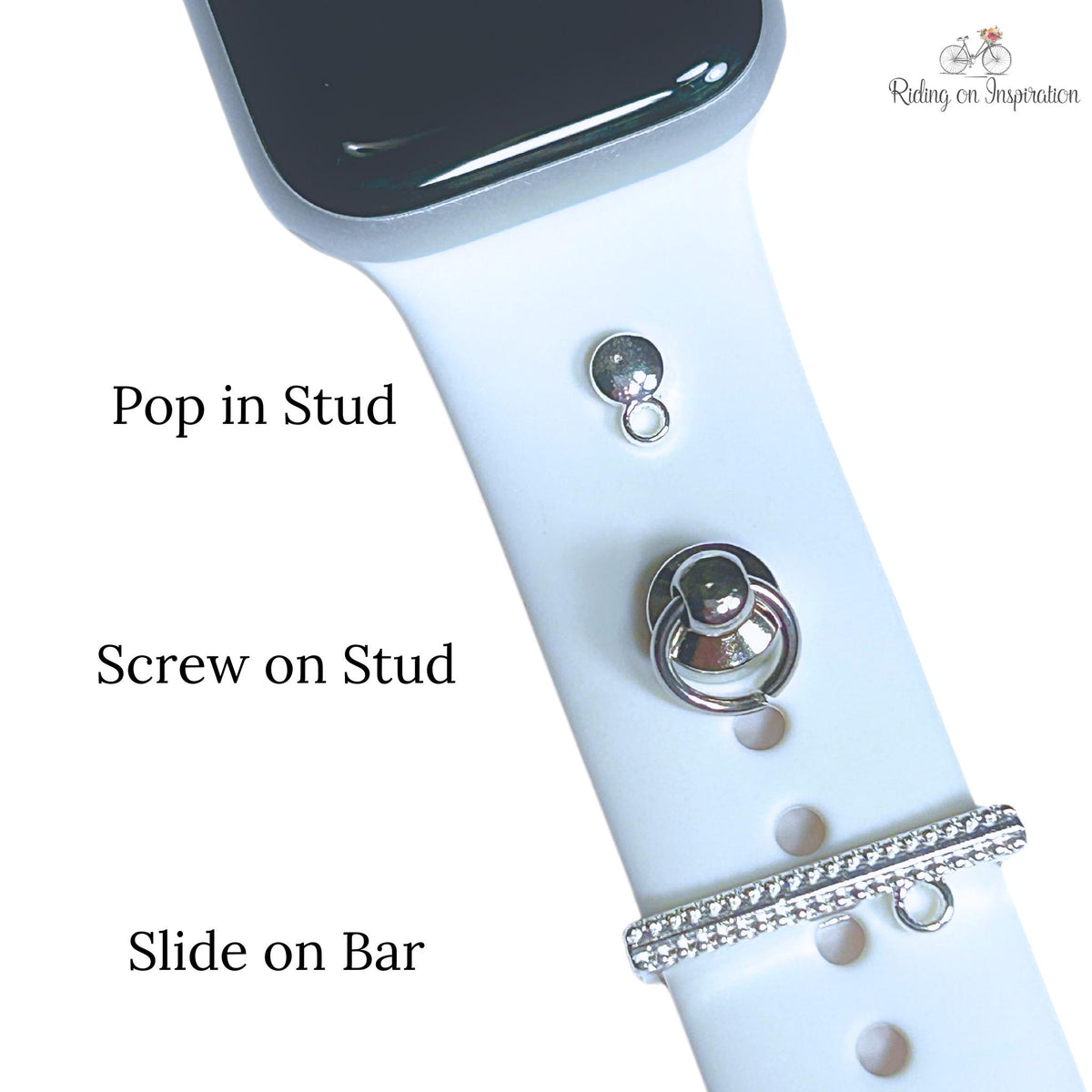 Cross Watchband Stud, Apple Watchband Charms, Watchband Charms, Watchband Jewelry, Cross Jewelry, Christian Gift, Bible Study