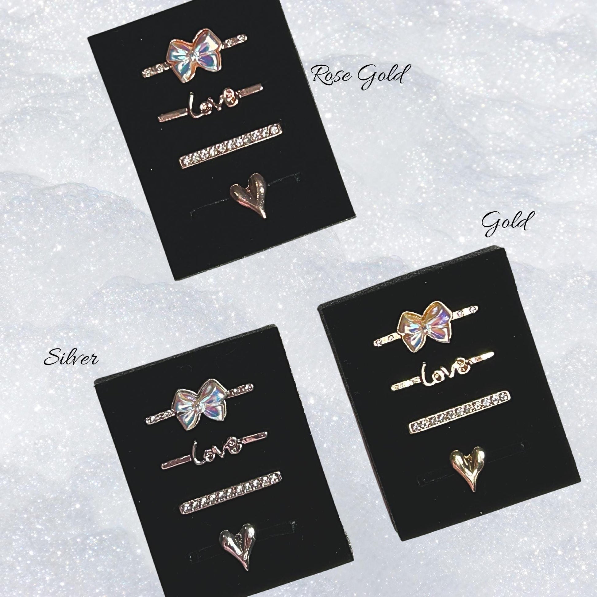 Bow Watchband Charms, Chic Watchband, Universal Charms, Apple Watch, Samsung Galaxy, FitBit