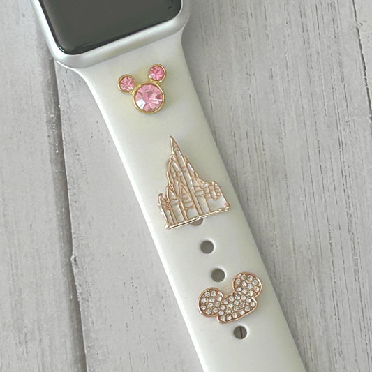 Disney Watchband Charms, Watchband, Watch Jewelry, Watch Studs, Apple Watchband