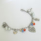 Kind Hearted Princess with Evil Stepmother Fairytale Charm Bracelet, Princess Charm Bracelet, Animated Film Jewelry, Princess Jewelry