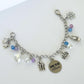 2 Royal Sisters Coming Together Fairytale Charm Bracelet, Princess Charm Bracelet, Animated Film Jewelry, Princess Jewelry