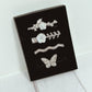 Floral/Butterfly Rhinestone Studded Watchband Charms, Set of 4