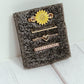 Yellow Sunflower & Gold/Rhinestone Studded Watchband Charms, Set of 4