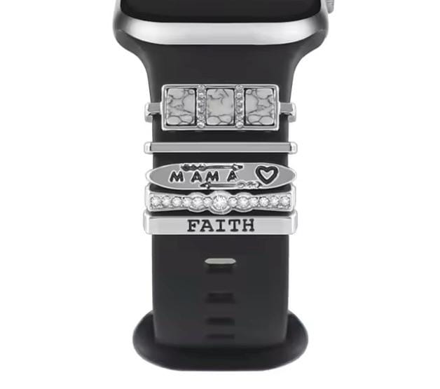 All Mama's Need Faith - Set of 5 Watchband Bars, Jewelry for your Watchband