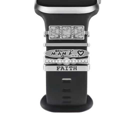 All Mama's Need Faith - Set of 5 Watchband Bars, Jewelry for your Watchband