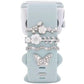 Floral/Butterfly Rhinestone Studded Watchband Charms, Set of 4