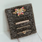 Enamel Colored Butterfly/Rhinestone Watchband Bars, Set of 4