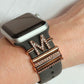 Mom or Mama or "M" Initial Rhinestone Studded Watchband Charms, Set of 5
