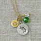 Hand Stamped Michigan State Football, Basketball, Softball, Baseball, Volleyball Necklace, MSU Jewelry