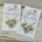 Hand Stamped University of Michigan Football, Basketball, Softball, Baseball, Volleyball Necklace