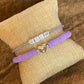 Heishi Beaded Bracelets/Word Bracelets/Stretch Bracelets/Layering Bracelets/Handmade Bracelets/Heart Jewelry/Teen Gift
