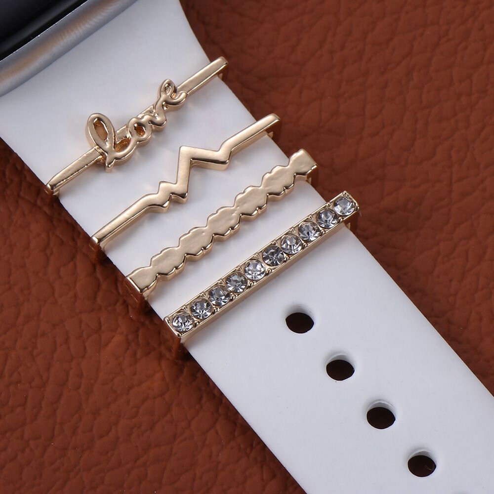 Stackable Watchband Charms, Watch Bars, Watch Band Accessories, Unique Gift, Gift for Mom, Apple Watch Jewelry, Watch Jewelry