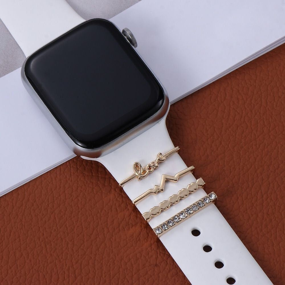 Stackable Watchband Charms, Watch Bars, Watch Band Accessories, Unique Gift, Gift for Mom, Apple Watch Jewelry, Watch Jewelry