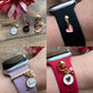 Valentines Watch Band Charms, Watchband Studs, Bars, Apple Watch Charms, Personalized Jewelry, Heart Charm, SmartWatch Charm