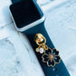 Flower Watchband Charms, Apple Watchband Charm, Flower Charm Jewelry, Floral Watchband, Phone Case Charm, SmartWatch Charm, Womens Watchband